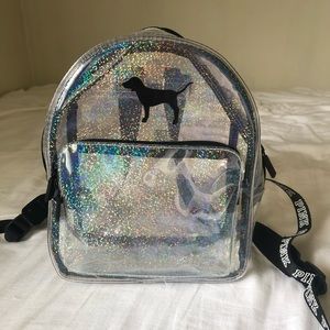 Victoria Secret Pink Clear Backpack